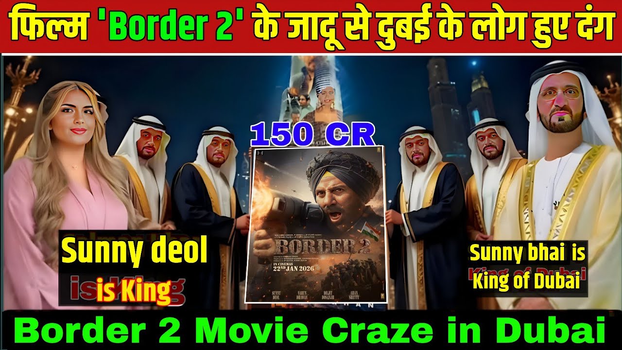 Sunny Deol ने Dubai जीत लिया || Border 2 का 150 Cr धमाका | Fans Shocked