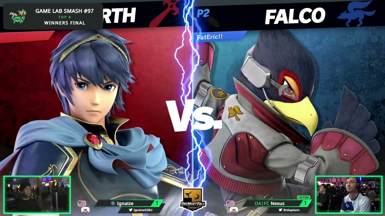 Game Lab Smash #97 Ignaize (Marth) Vs Nexus (Falco)