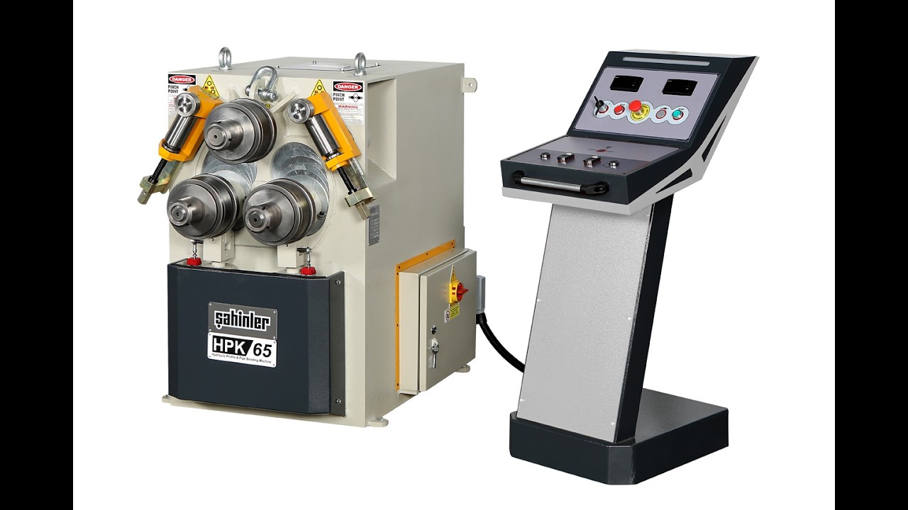 Profilbiegemaschine mit hydraulischer Walzenzustellung HESSE by SAHINLER HPK 65