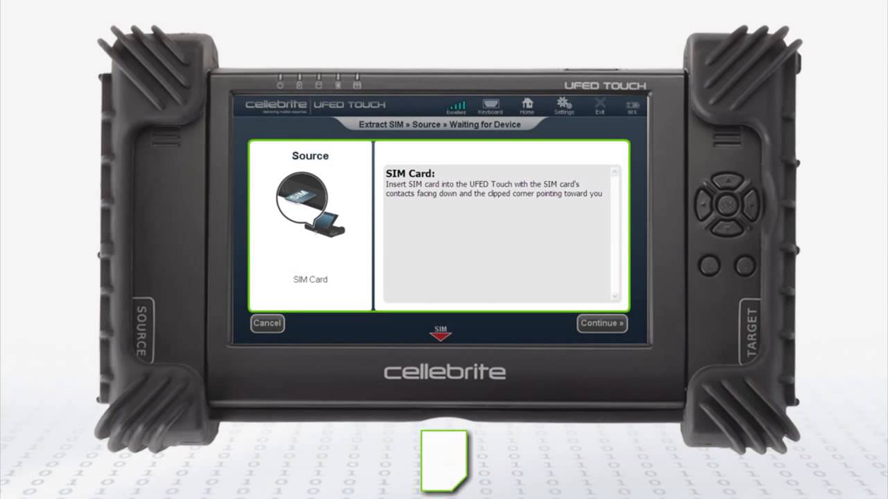 UFED Touch Sim Data Extraction