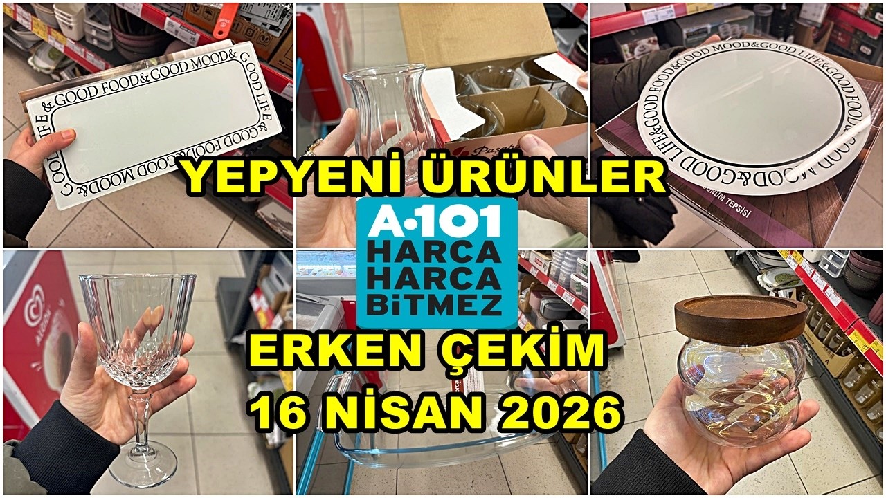 A101&rsquo;E YENİ GELDİ💃/ERKEN &Ccedil;EKİM 16 NİSAN 2026💃İLK BİZ G&Ouml;STERİYORUZ/İLK SEN G&Ouml;R🔥A101 BU HAFTA COŞUYOR