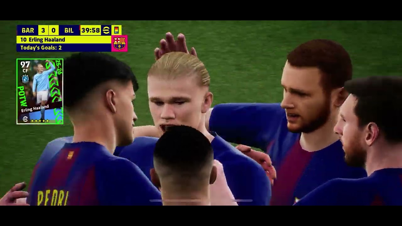 Barcelona VS Bilbio || EFOOTBALL HARDEST LEVEL MATCH 