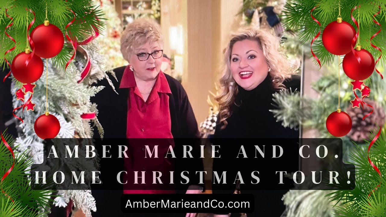 Merry Christmas and Welcome to our home! Amber Marie and Company Home Christmas Tour!