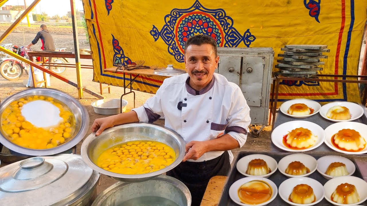 حصري لأول مرة على اليوتيوب 🤪 طريقة عمل كريم كراميل يدوي بالبيض بأكبر كمية وأحلى طعم ! أنجح وصفة