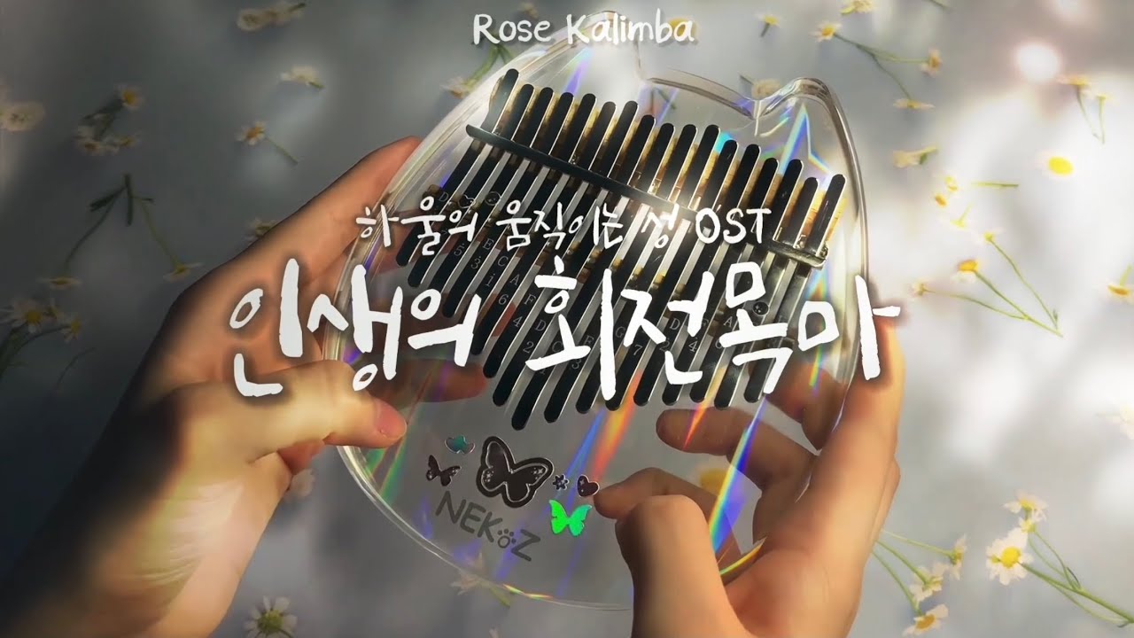 [하울의 움직이는 성 OST] 인생의 회전목마 칼림바 연주 | Howl’s Moving Castle OST Kalimba Cover