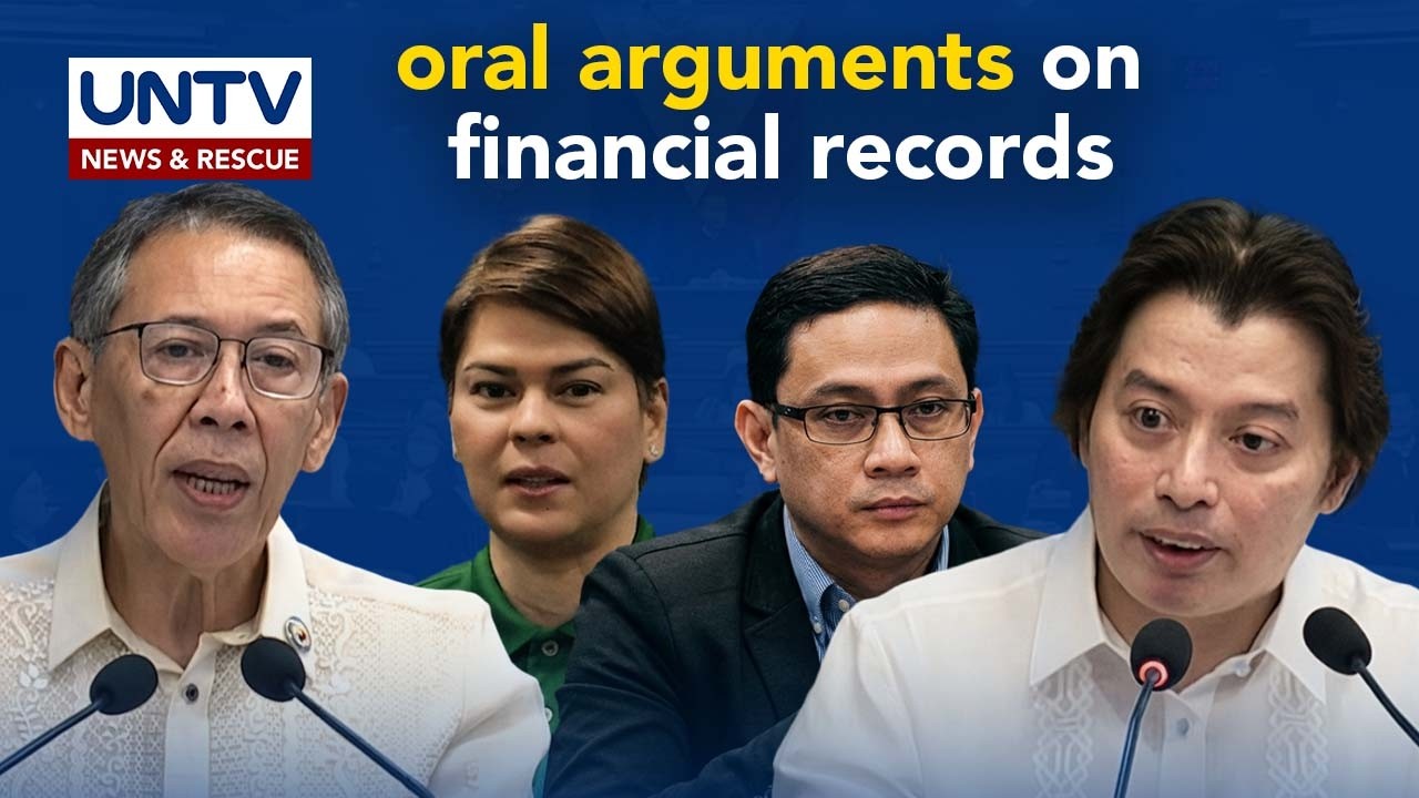 FULL: Oral argument on the subpoena of the VP Sara, husband&rsquo;s financial records on impeachment trial