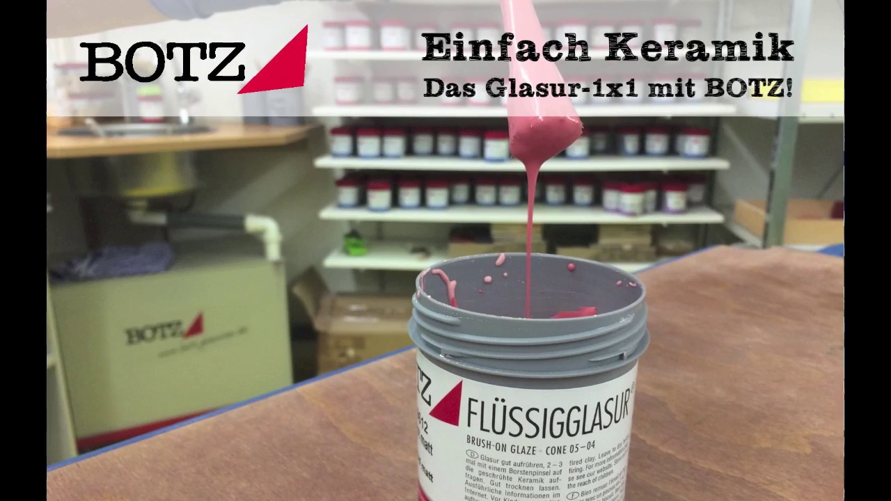Einfach Keramik:  -3-  Konsistenz Glasur