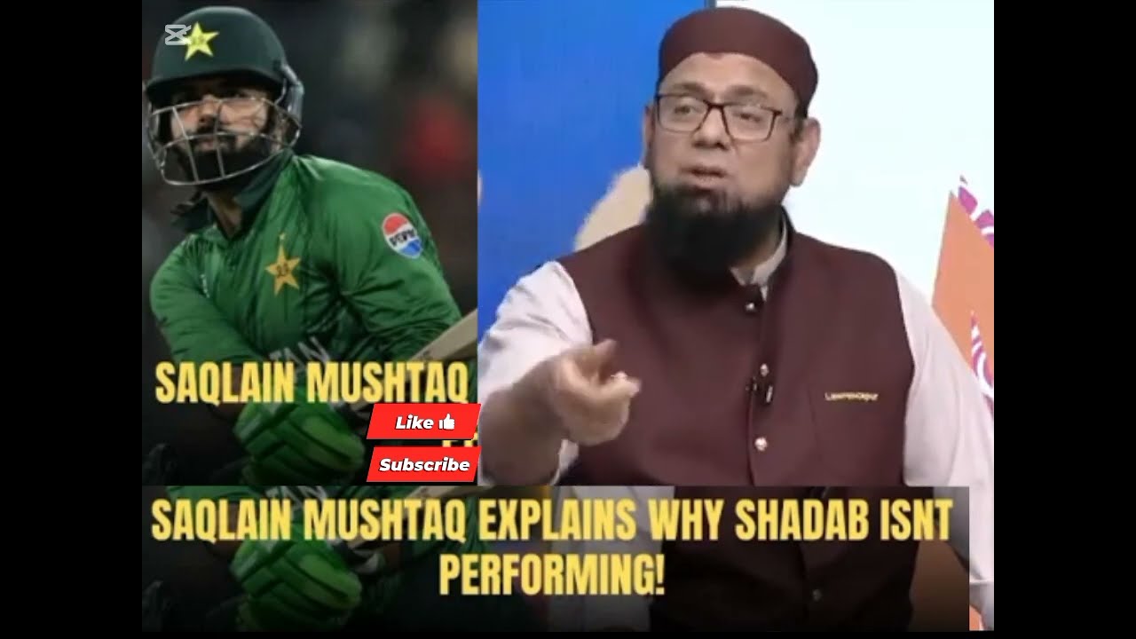 Saqlain mushtaq apni damad ko support kya pir kya hawa deke I Muhammad Hafeez 