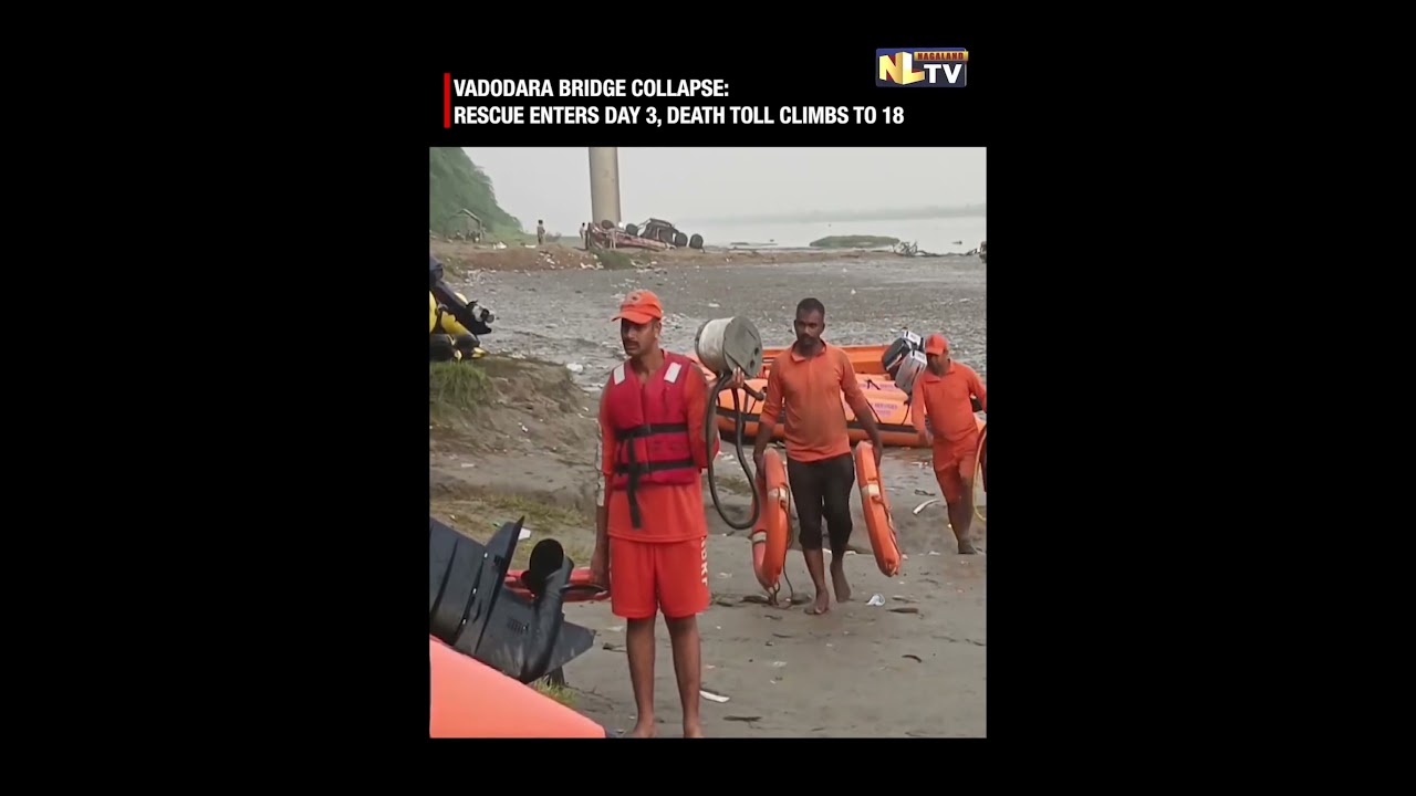 VADODARA BRIDGE COLLAPSE: RESCUE ENTERS DAY 3, DEATH TOLL CLIMBS TO 18