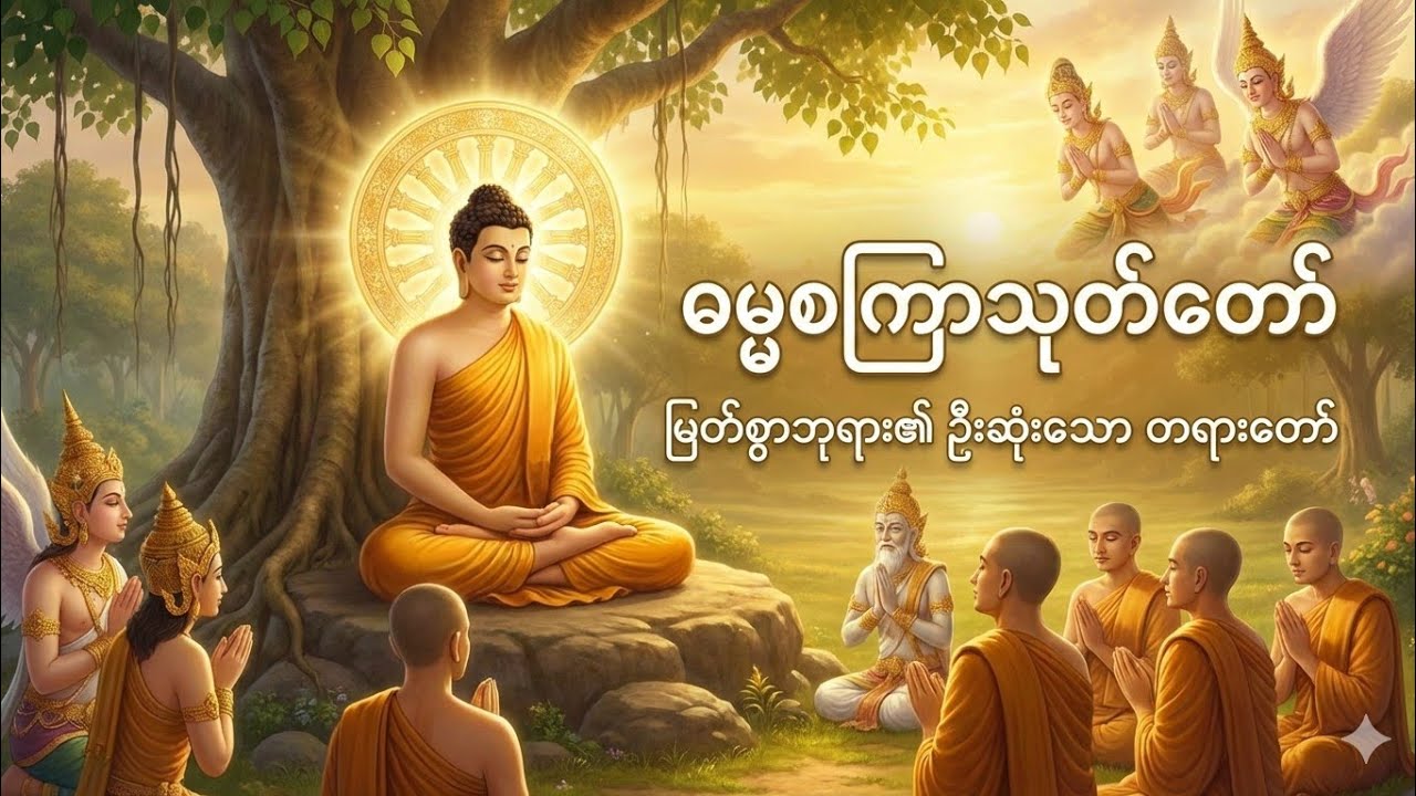 မြတ်စွာဘုရားရဲ့ ပထမဆုံးတရား (ဓမ္မစကြာသုတ်တော်)