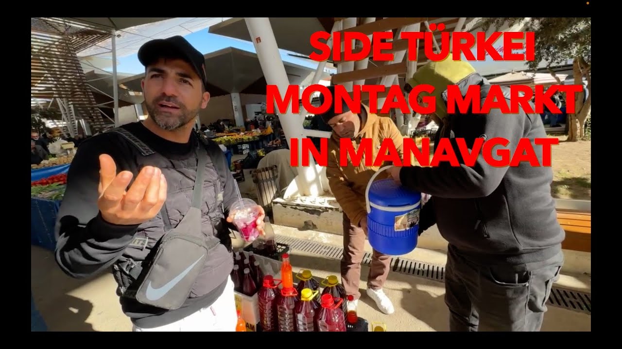 Side Türkei Montag Markt in Manavgat