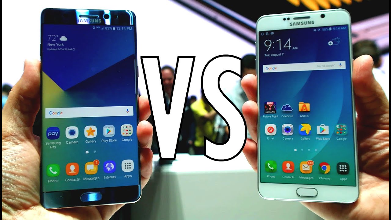 Samsung Galaxy Note 7 vs Galaxy Note 5: Show floor comparison | Pocketnow