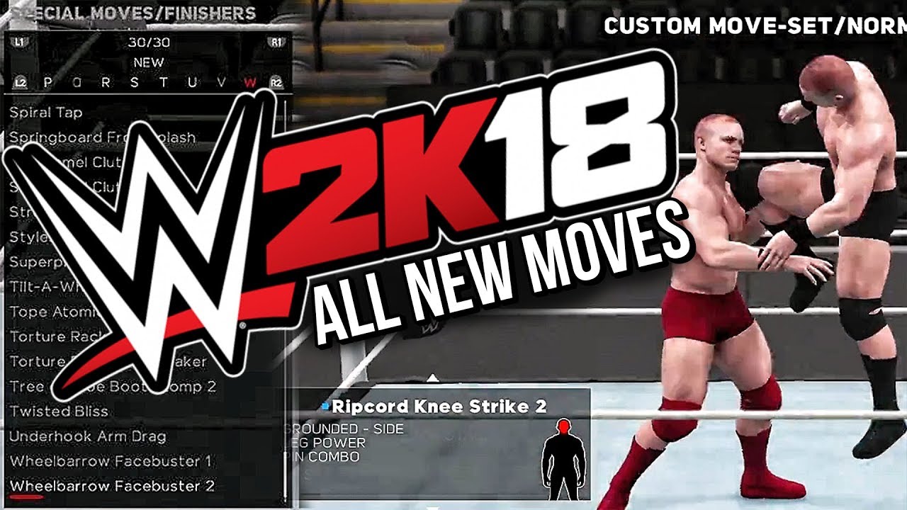 WWE 2K18 All New Moves REVEALED! ( WWE 2K18 New Moves & Finishers )
