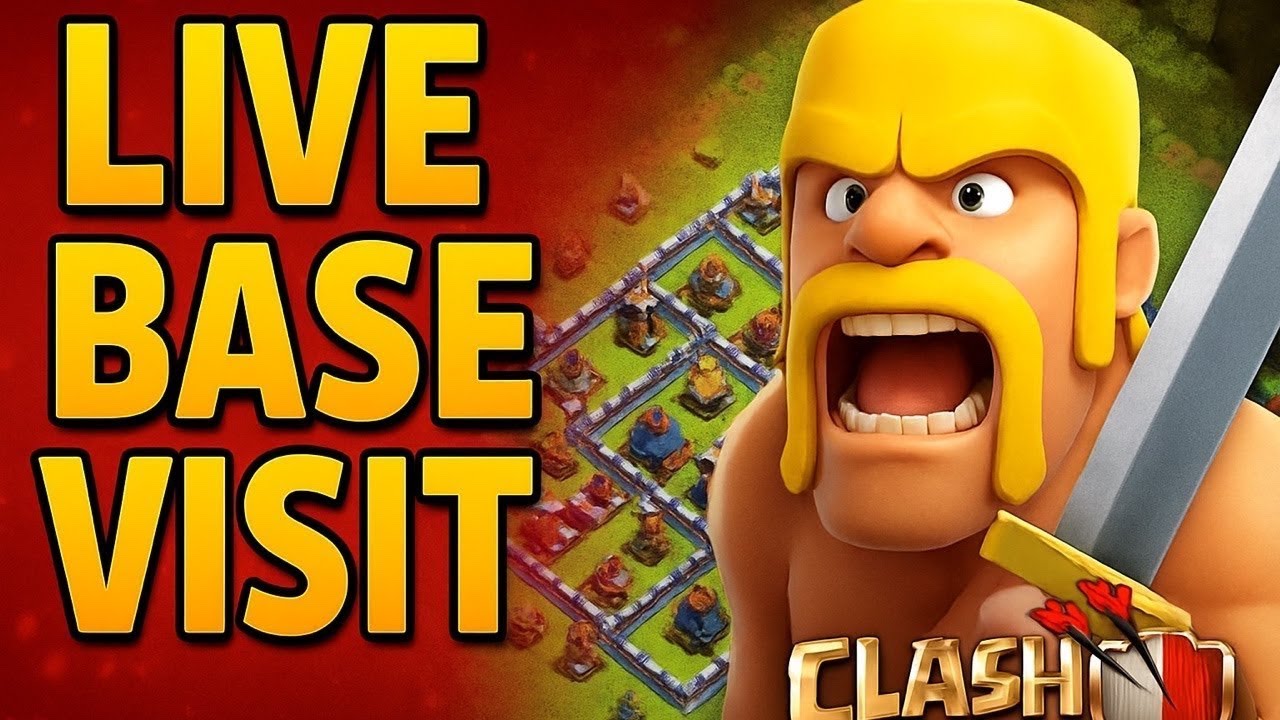 live. clash of clans plan visit