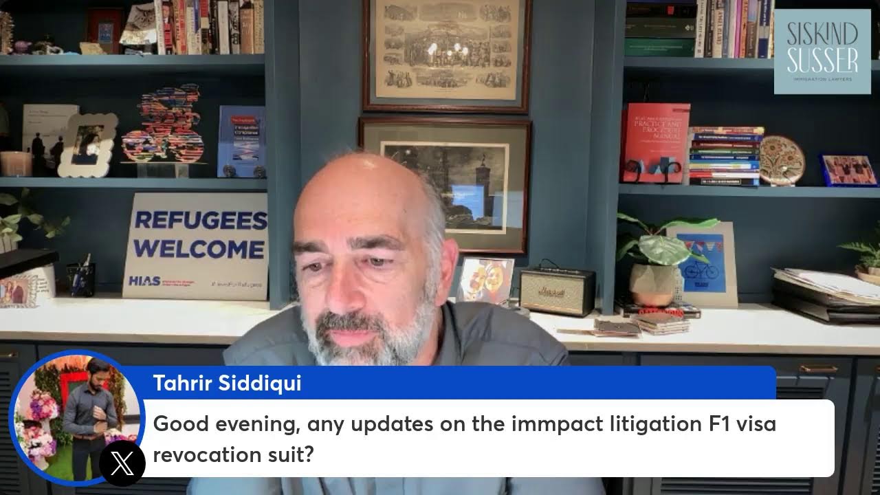 Siskind Susser Immigration Livestream - 11/19/2025