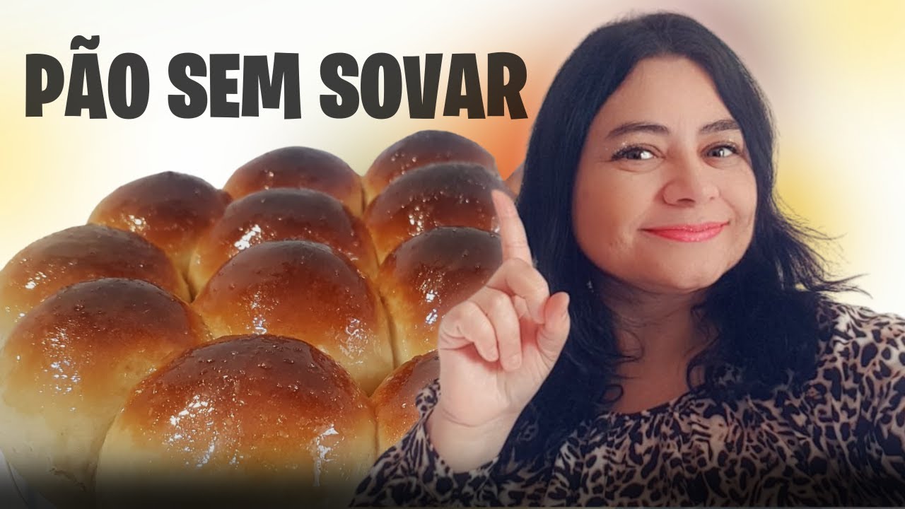 PÃO SEM SOVAR! RÁPIDO FÁCIL  É SÓ MISTURAR TUDO