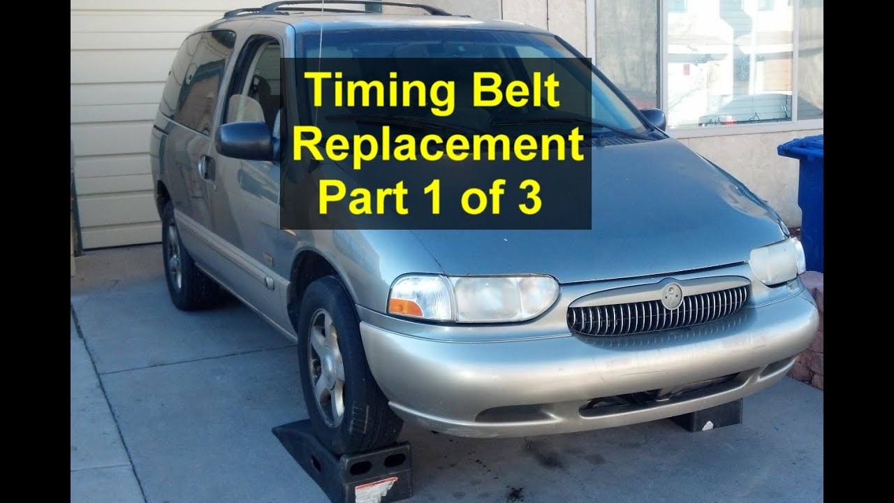 Timing belt replacement, Mercury Villager, Nissan Quest, Pathfinder, QX4, Frontier, Xterra. 3 of 3