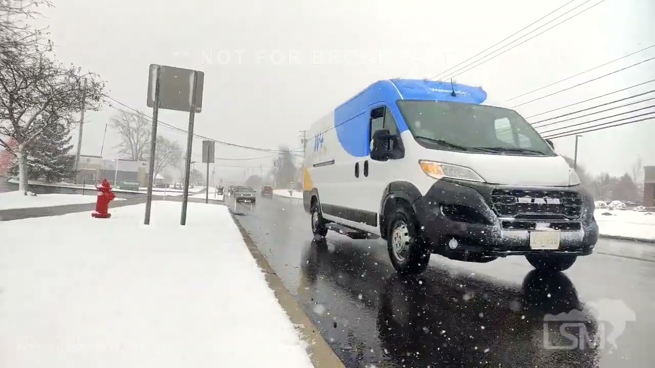 11-10-2025 Hubbard - Chardon - Windsor, OH - Lake effect snows