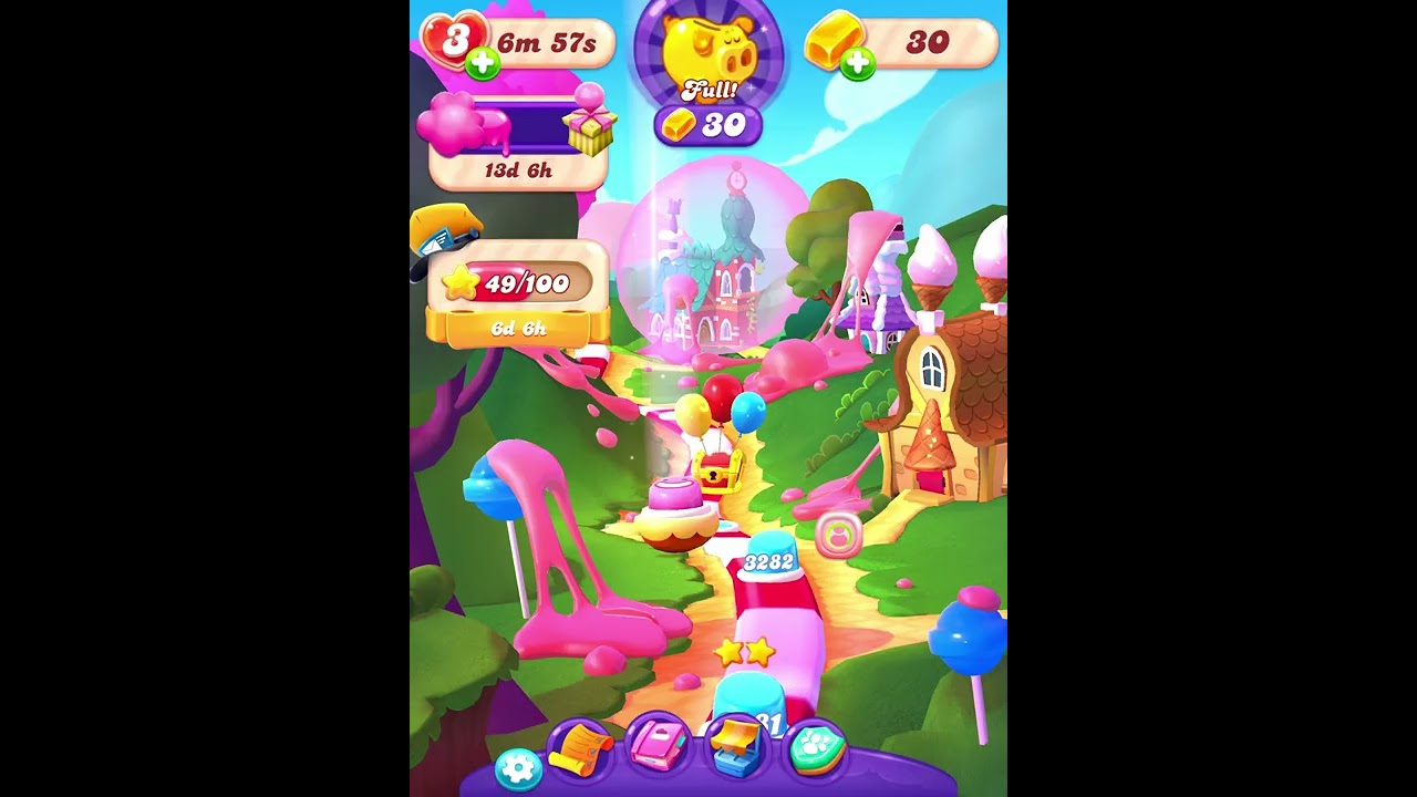 Candy Crush Friends Saga 4K (Level 3281 - 3285)