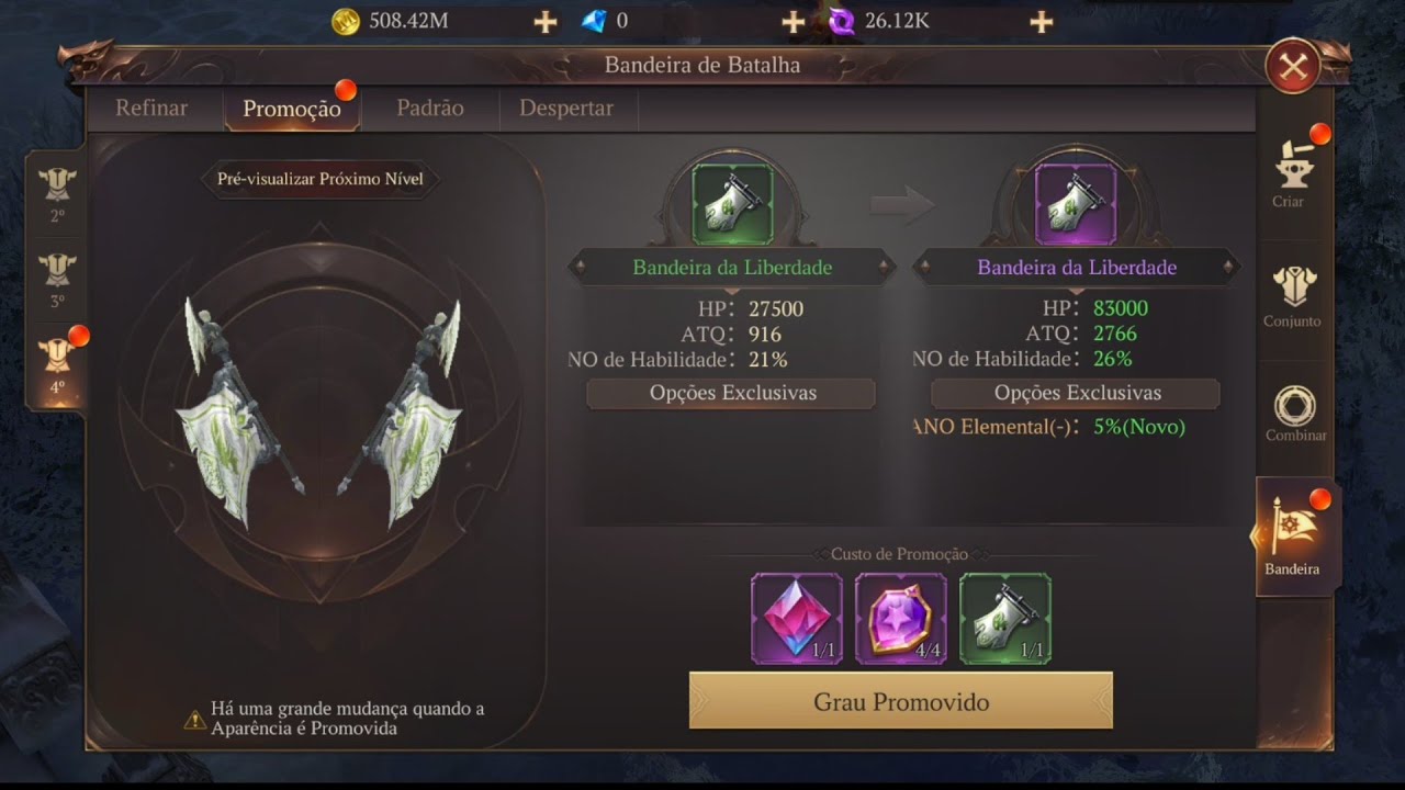 MU: Dark Epoch - Deixando a 3° Asa roxa