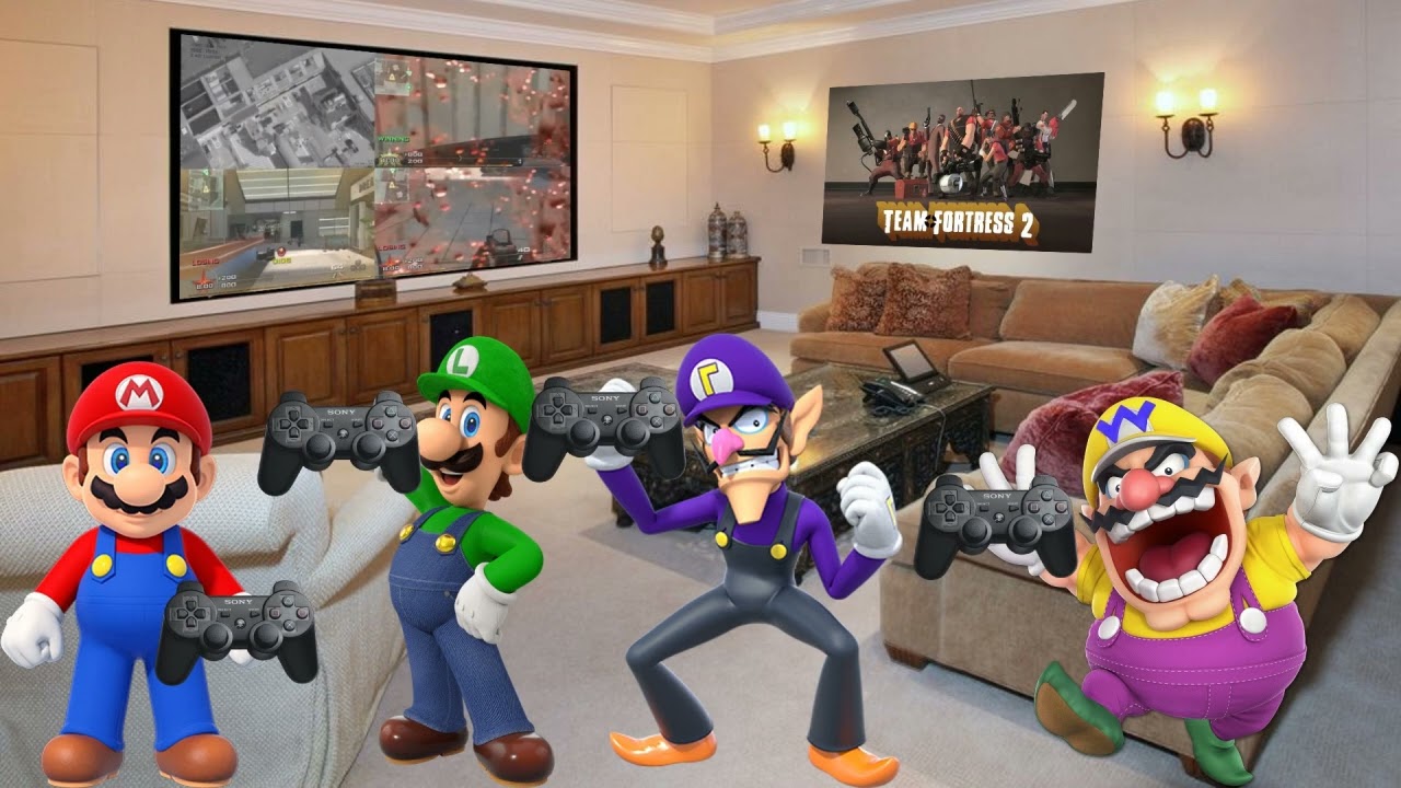 Wario and friends die by the trollge while Playing call of duty modern warfare 2.mp4