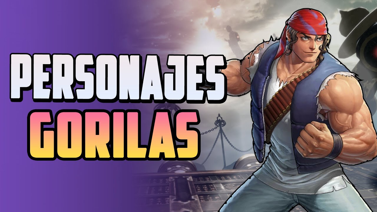 Estos son los personajes GORILAS