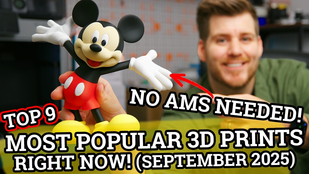 TOP 3D Prints September 2025 - MUST Print for Bambu Lab A1 Owners - No AMS Needed!
