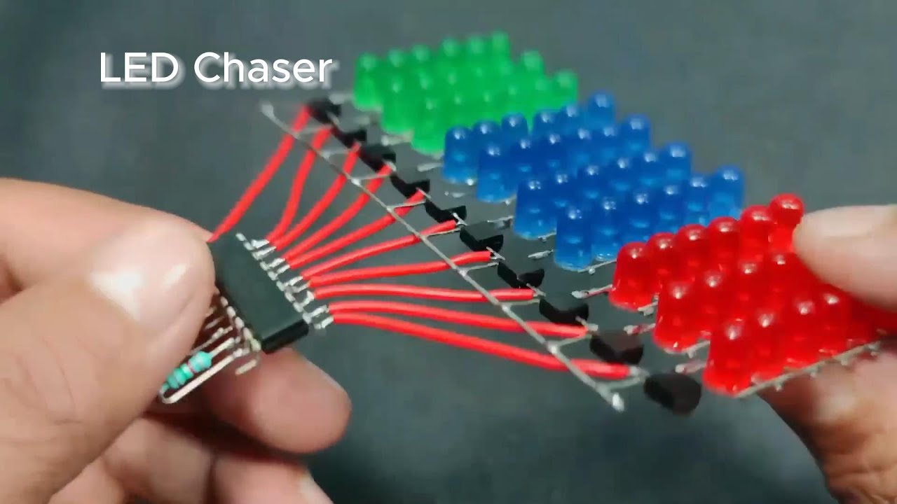#arduinoproject DIY Reactive LED Chaser Light Circuit Using IC LM3914 #ledlights