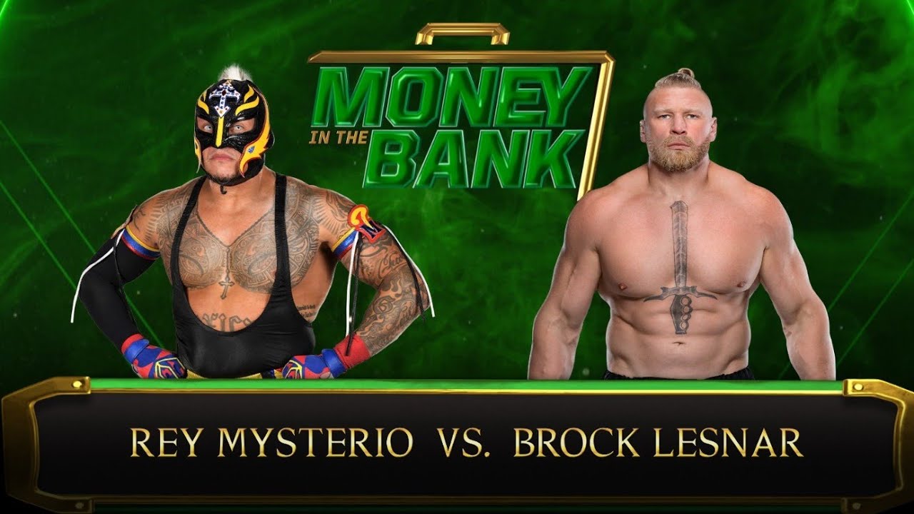 Full Match - Rey Mistereo vs Brock Lesnar | Money in The Bank | Full Intense Fight Ever | #WWE #raw