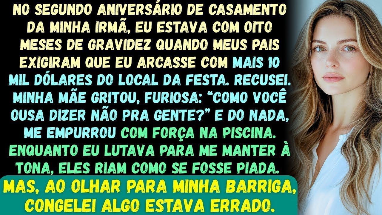 Eu estava grávida de oito meses e me recusei a pagar 10 mil dólares — então minha mãe me empurrou na