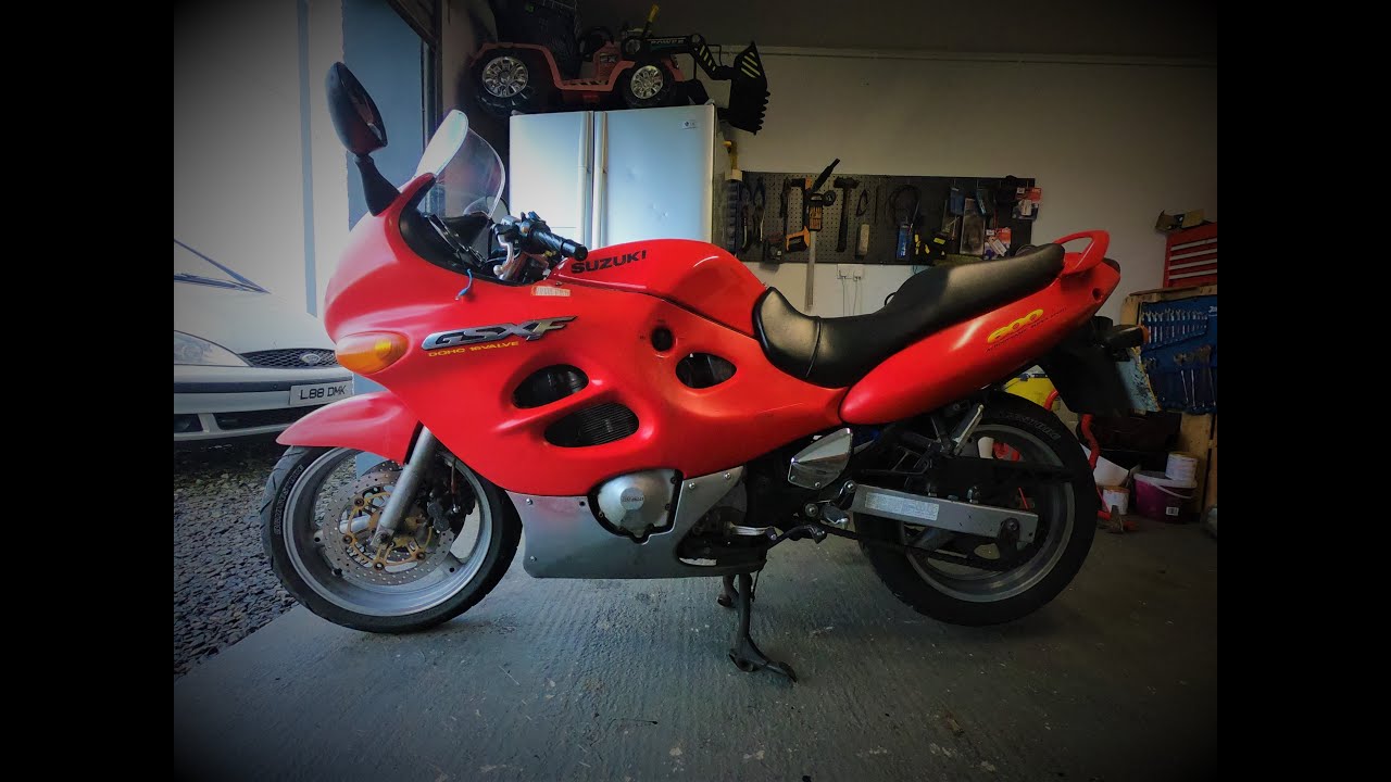 Suzuki GSX600F MOTORCYCLE Full RESTORATION Part 1