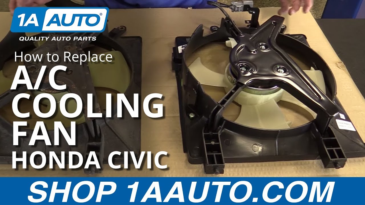 How to Replace A/C Cooling Fan 01-05 Honda Civic