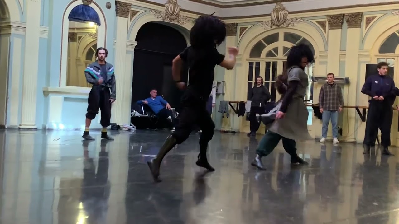 Erisioni Kazbeguri rehearsal