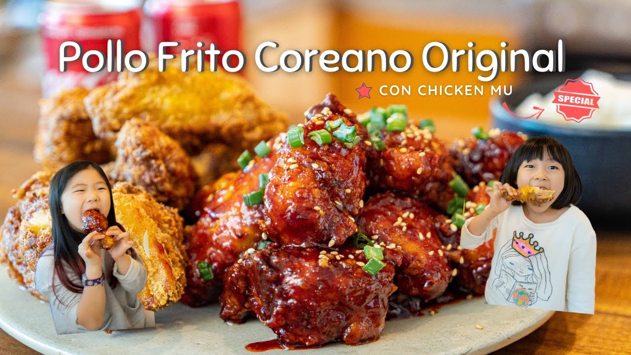 Pollo Frito Coreano Original ( feat. Chicken Mu ) + con SalsaㅣEste si es Original😋