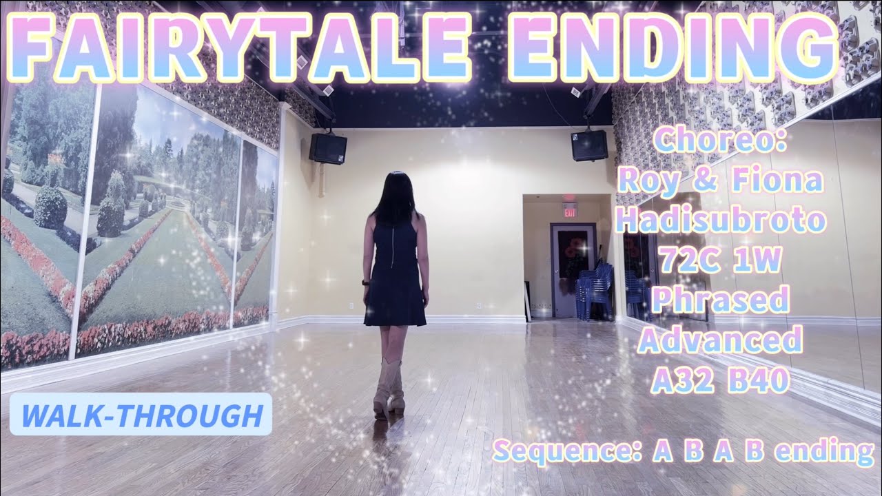 FAIRYTALE ENDINGS Line Dance (WALK-THROUGH)