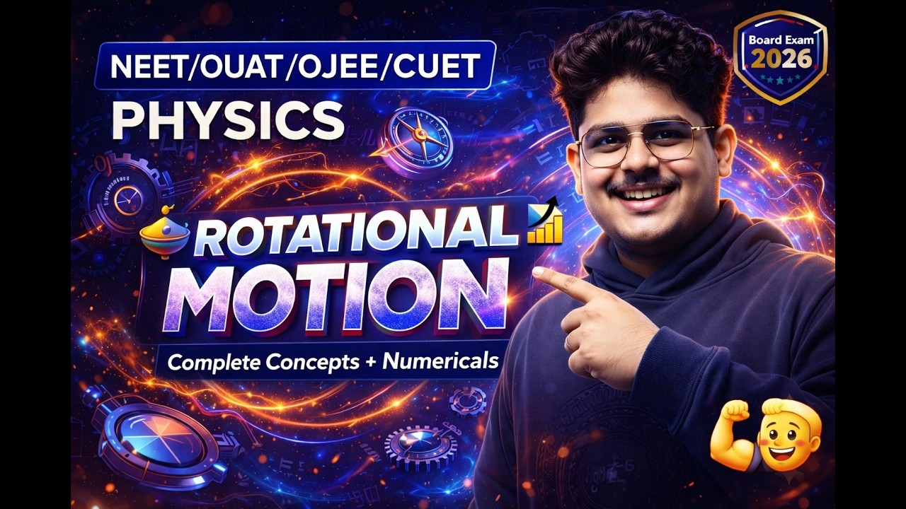 Rotational Motion Complete Discussion in one video#physics #neet