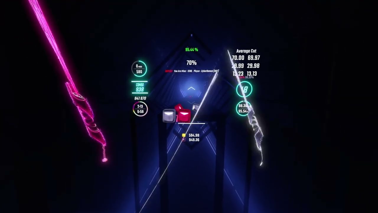 [Beat Saber AI] You Are Mine - 98.31% FC - 581.32pp