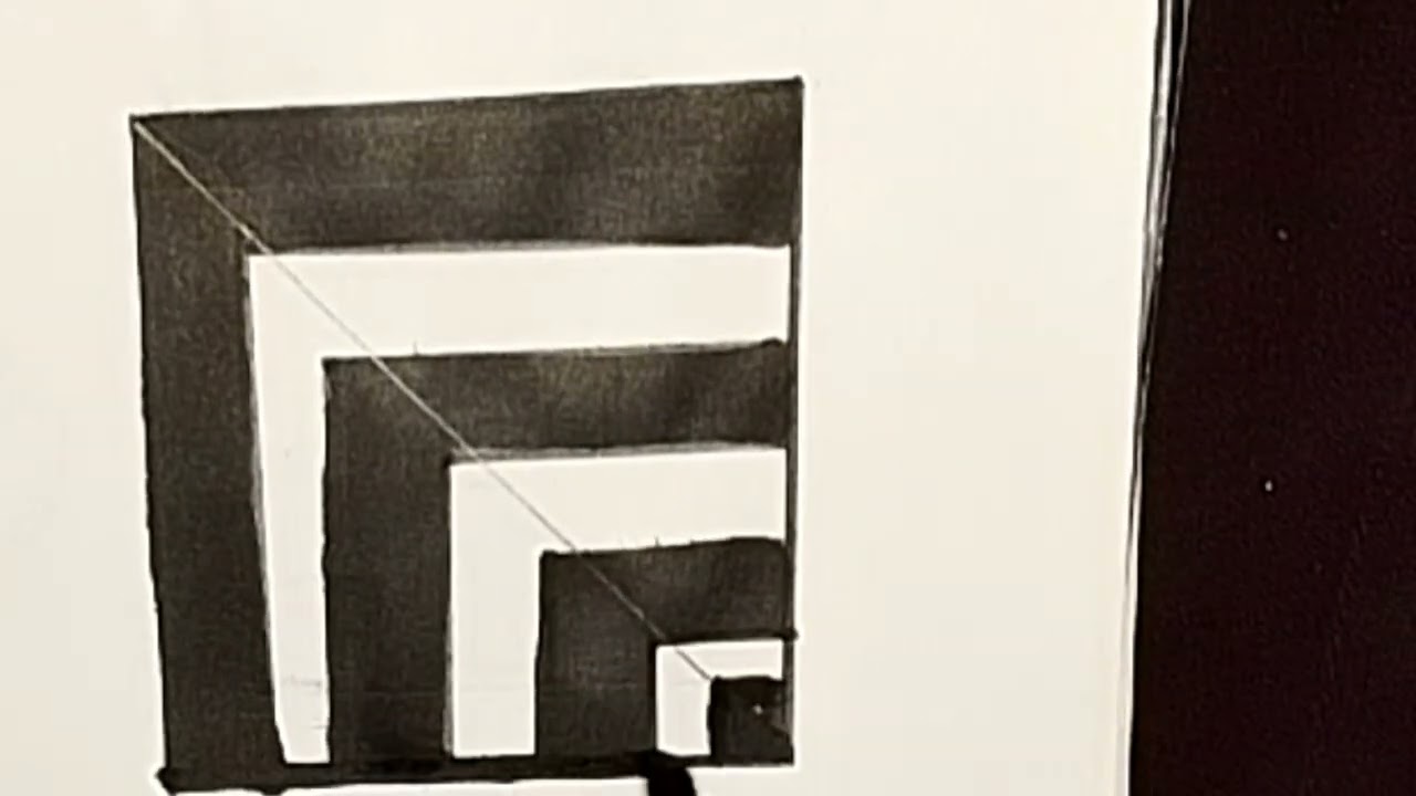 3-D drawing by easy trick|| beautiful and easy 3D drawing @tanuart-e1u