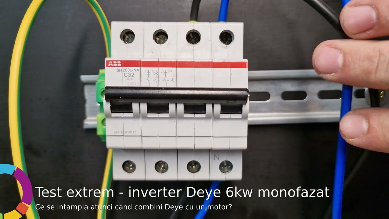Test extrem - inverter DEYE SUN-6K-SG03LP1-EU 6kw  