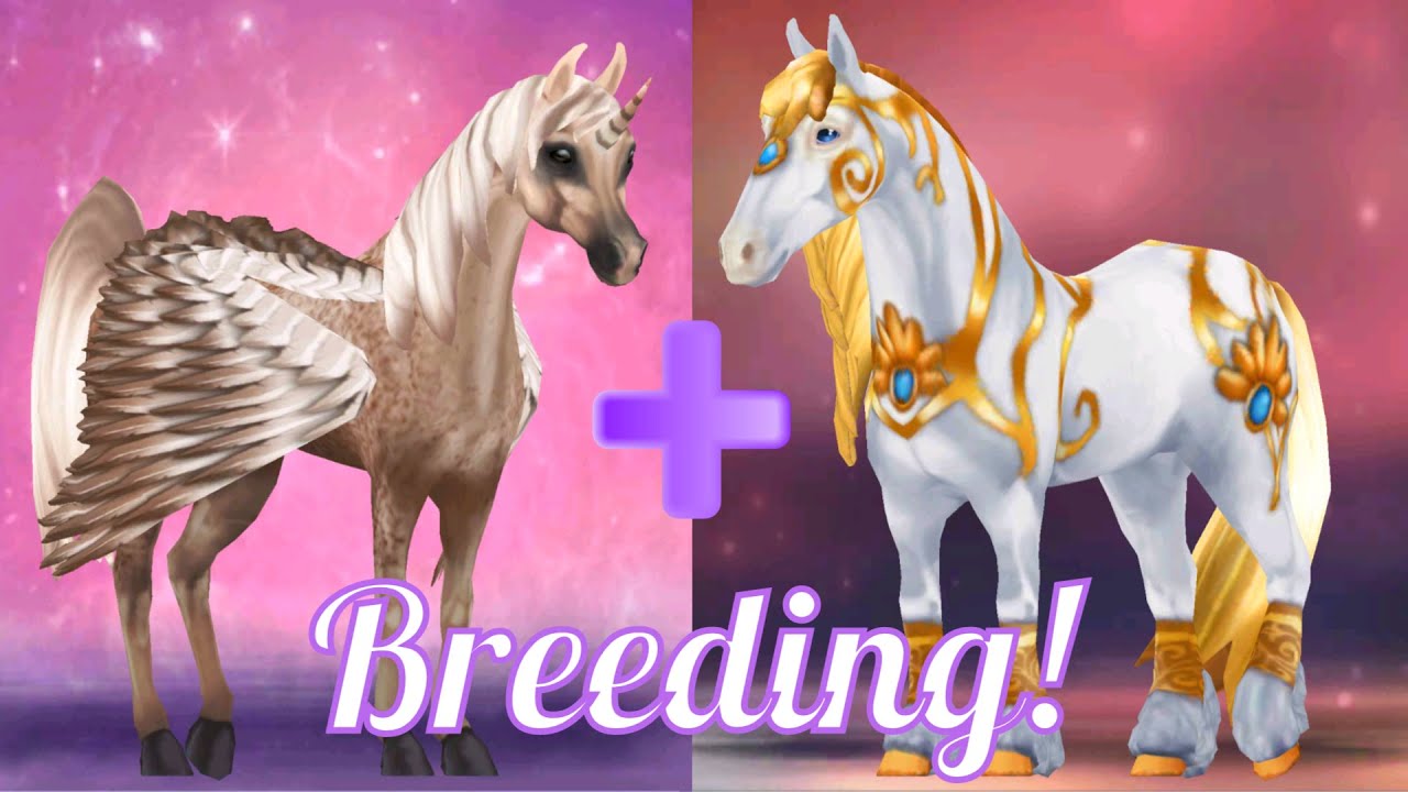 Разведение в Horse Riding Tales: Кто получится, пегас или обычная лошадь?