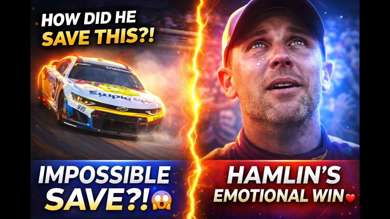 INSANE SVG Save & Denny Hamlin’s Emotional Win | NASCAR Las Vegas 2026 Full Drama!
