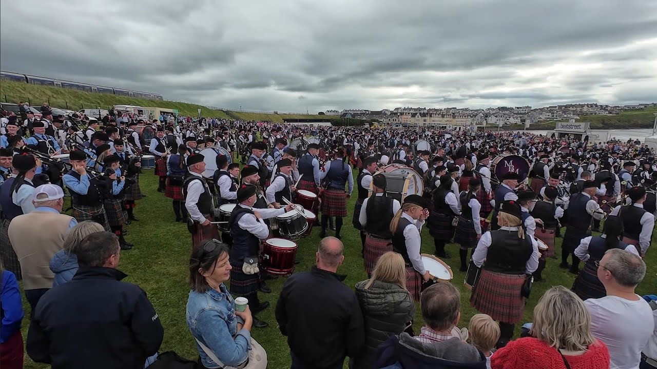 72nd Ulster Pipe Band Championships, Portrush, Part Two   Mass Pipe Band