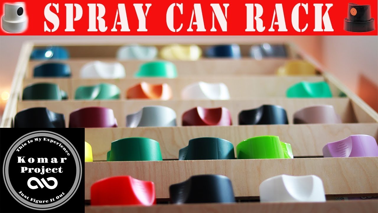 How to Make a Spray Paint Can Rack on FRENCH Cleats (Easy Storage Project)