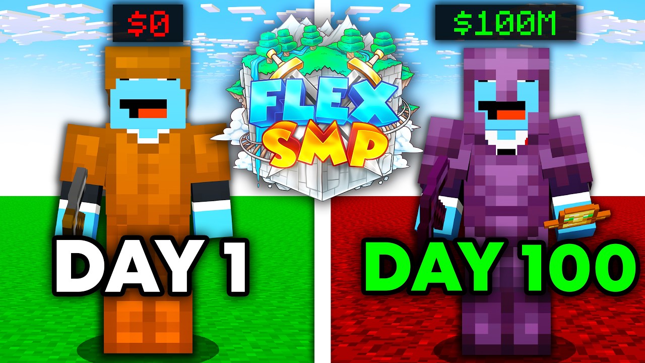 How I got RICH FAST in 100 Days on this TOXIC SMP...