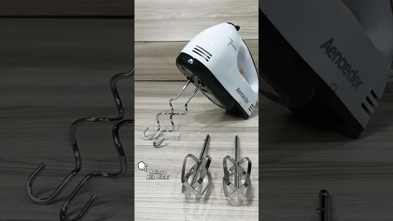 Yang suka bikin kue wajib punya ini mixer 7 kecepatan #rekomendasi #mixer #kitchenware