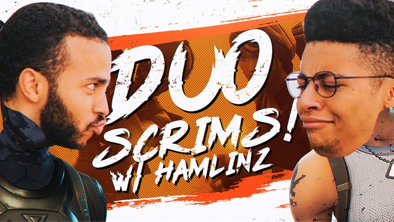 PRO BASE BATTLES! DUO SCRIM WITH HAMLINZ (Fortnite BR Full Match)