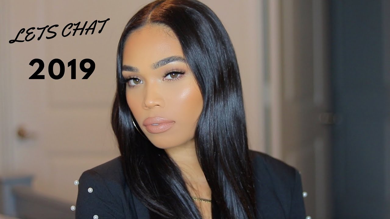 CHIT CHAT MAKEUP TUTORIAL | MY 2019 GOALS | Briana Monique'