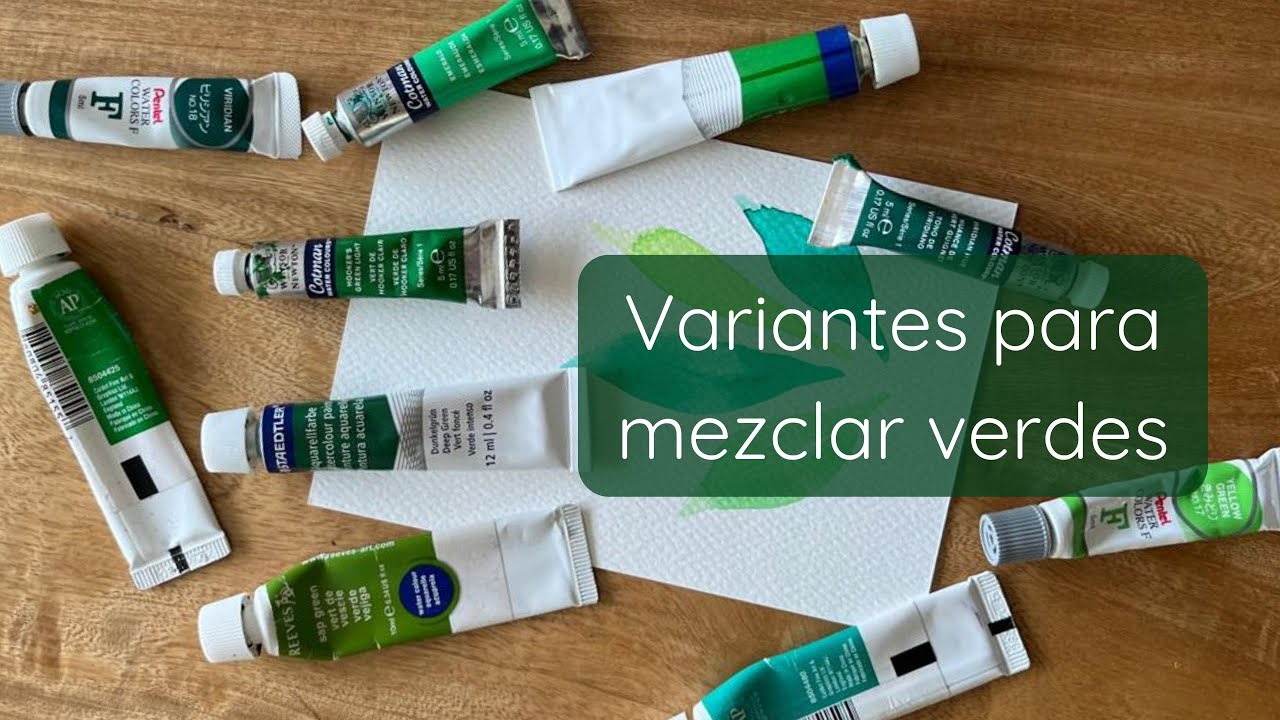 Variantes para mezclar verdes