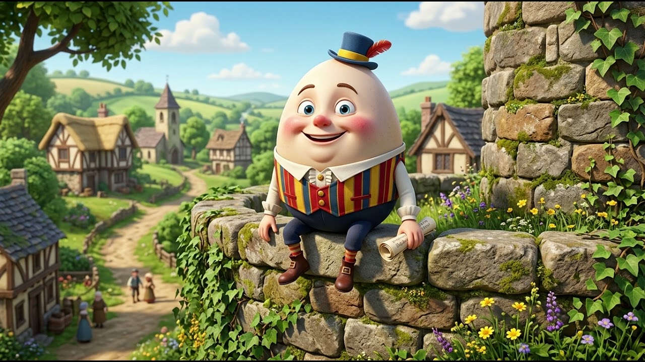 Humpty Dumpty 2 🥚🎶 | Classic Nursery Rhyme for Kids | Kids Songs & Rhymes