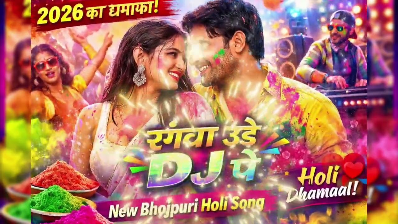 2026 का सबसे धमाकेदार होली सॉन्ग 🎉 | रंगवा उड़े DJ पे | New Bhojpuri Holi Song 2026 | Dance Holi